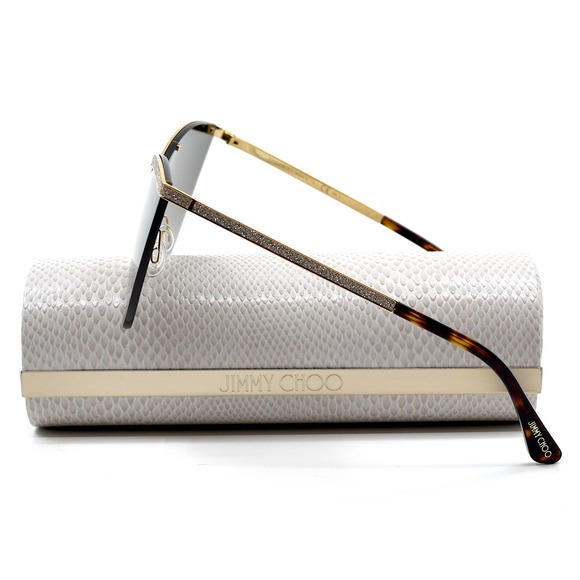 JIMMY CHOO KRISTEN/S GOLD BROWN GRADIENT WOMEN'S SUNGLASSES - Picture 7 of 14